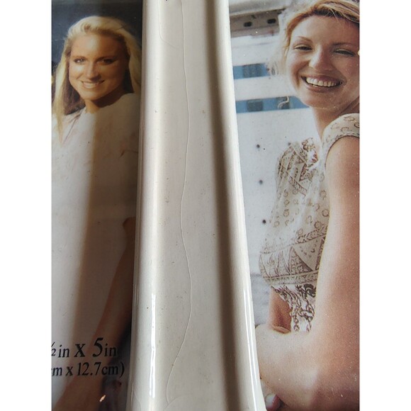 Malden Wedding Anniversary Double Frame Then & Now NIB Never Used - Picture 4 of 8